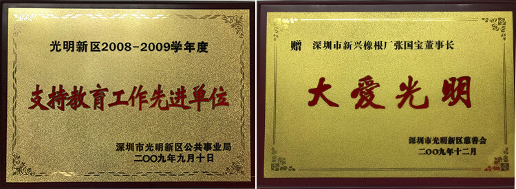 光明新区支持教育工作先进单位